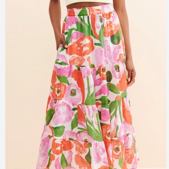 Banjanan Floral Agatha Skirt XL - Picture 6 of 14